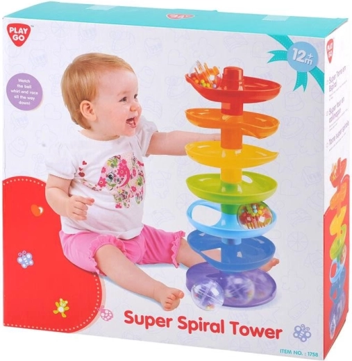Playgo szuper spirálos torony gyerekeknek