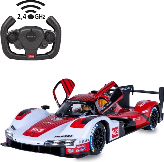 RC Porsche 963 LMDh autó 1:14 méretarányban, piros