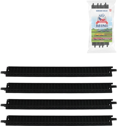 Naše železnice MINI egyenes sínek – 4 db