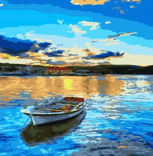 Norimpex Festés számok szerint, Csónak 40 × 50 cm