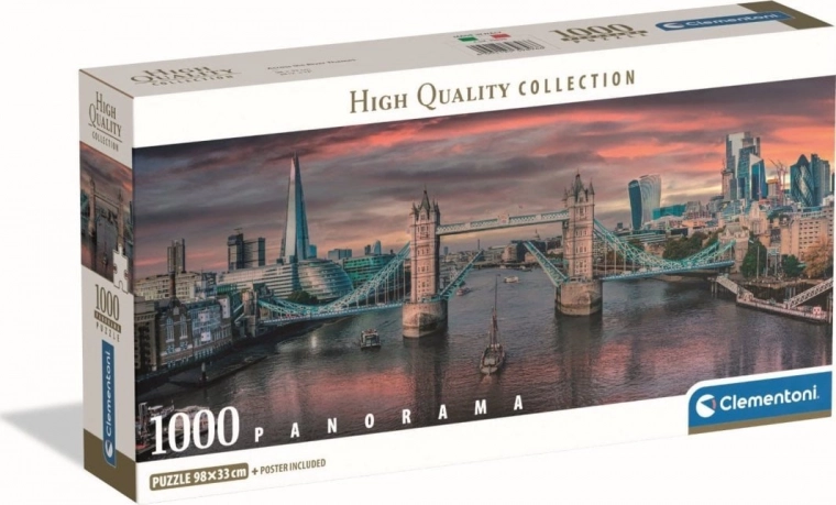Clementoni panorámaképes puzzle Át a folyón 1000 darab