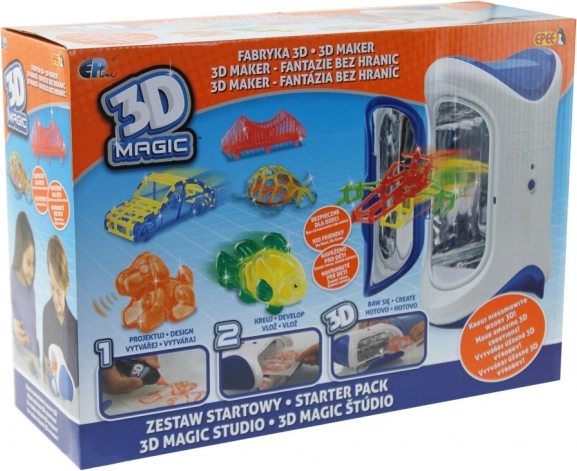 3D Magic kezdőkészlet 3D alkotásokhoz UV-keményítéssel