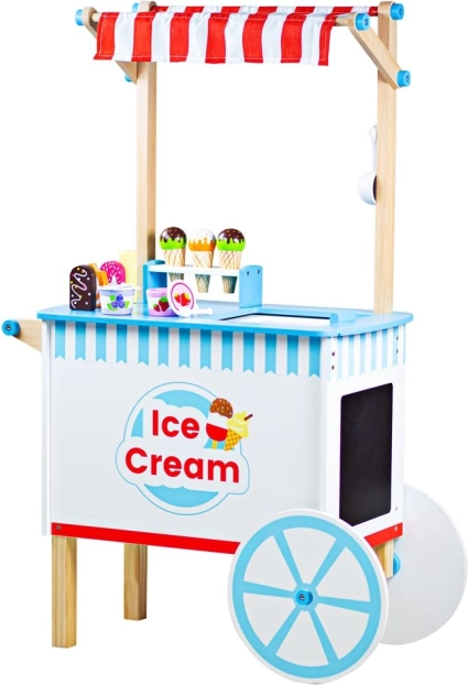 BIGJIGS TOYS fa fagylaltkocsi