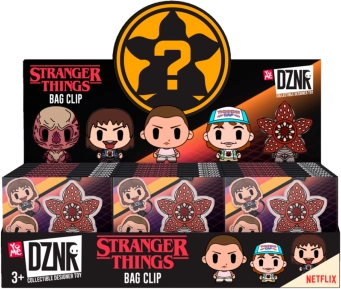 Stranger Things kulcstartók figurákkal – 5 motívum mix (display 24 db)
