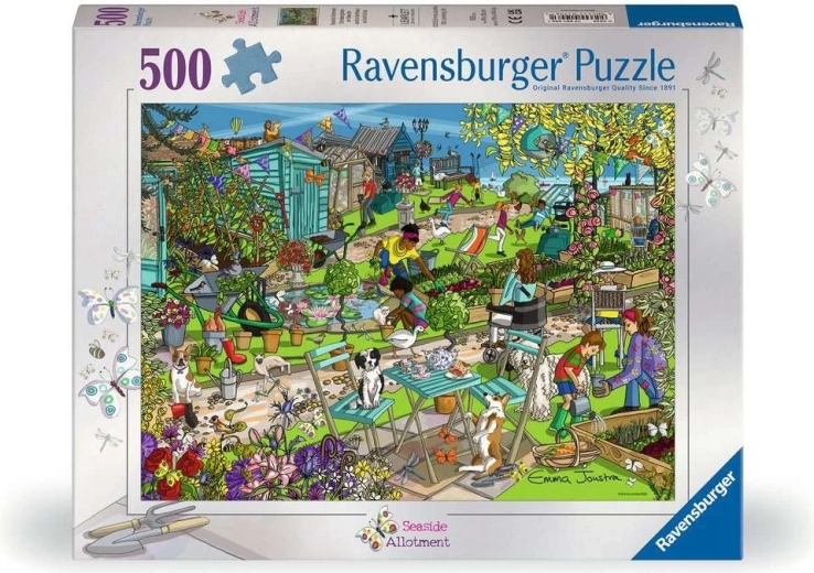 Ravensburger puzzle Tengerparti kert 500 darab