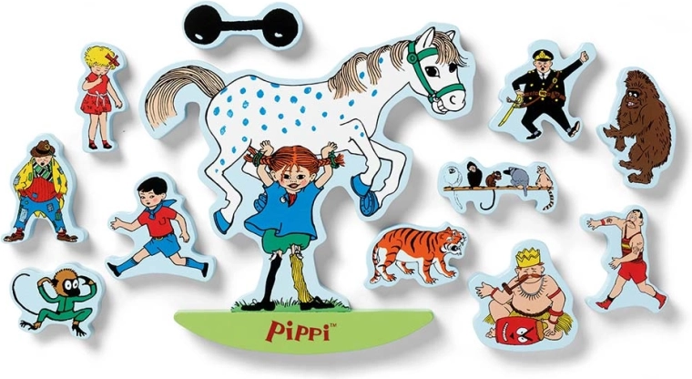 12 fa figura Pippi világából