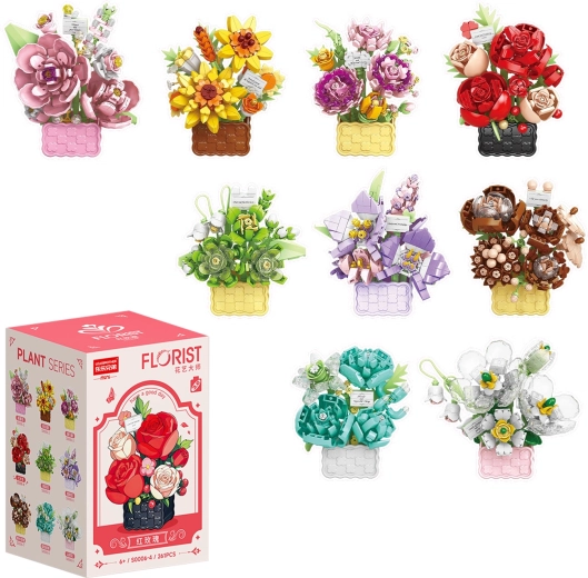 Florist virágkosarak és dús csokrok, 9 féle