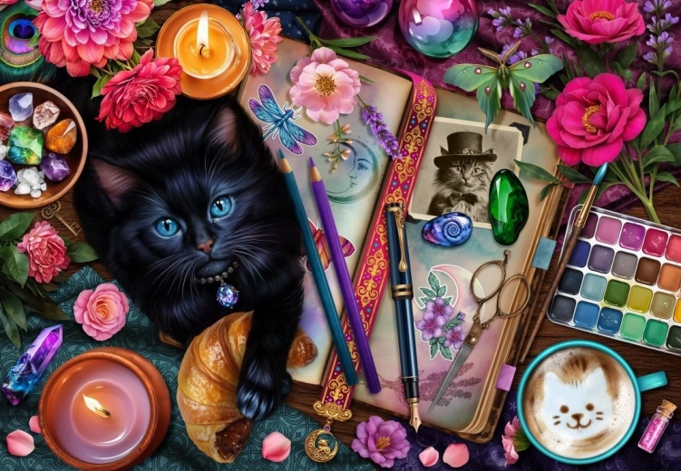 BLUEBIRD Okos cicák puzzle, 1000 darab
