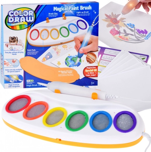 Varázslatos Color & Draw LED festőkészlet – varázsecset fényrajzoláshoz gyerekeknek