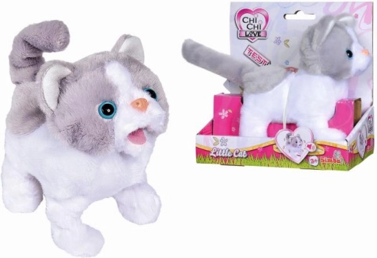 Interaktív plüss cica CHICHI LOVE 15 cm