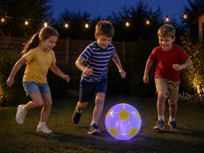 LED háttérvilágítás játékhoz alkonyatkor is