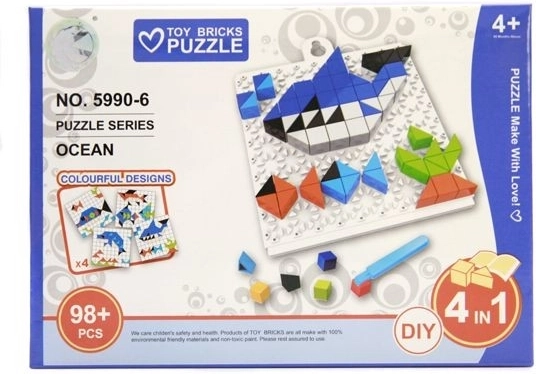 Tengeri állatok puzzle kirakó 98 darab