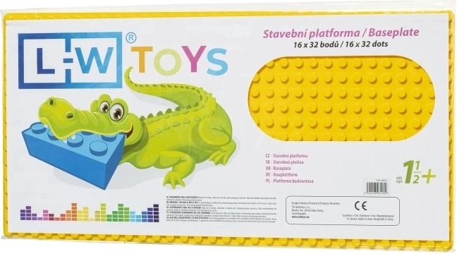 Építőlap - Junior sárga