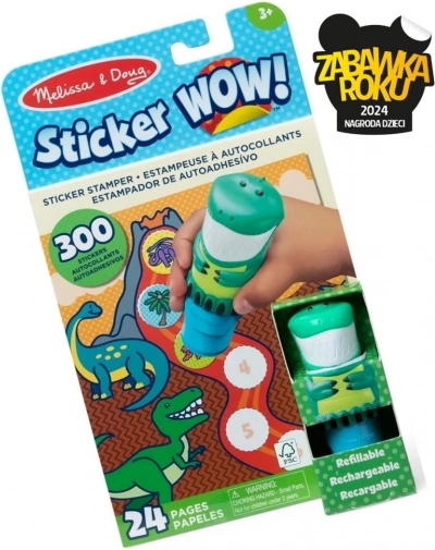Kreatív matrica készlet dinoszauruszokkal – Melissa & Doug
