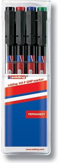 Edding 141 F permanens marker – 4 db-os készlet