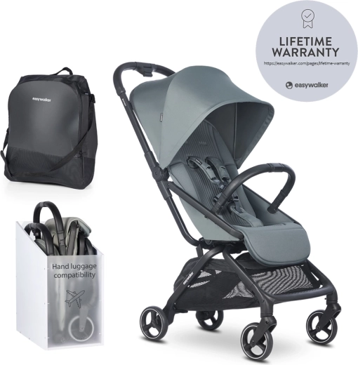 Easywalker sport babakocsi Rockey S Smooth Grey