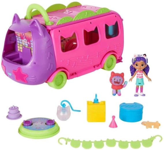 Nyitható partybusz forgó pódiumokkal