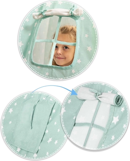 Ablak rolóval a fényért és szellőzésért