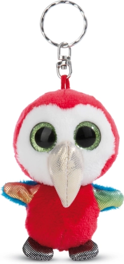 NICI Glubschis kulcstartó papagáj Pelotti 9 cm