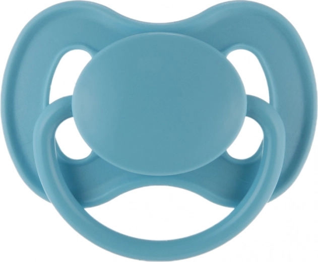 Canpol babies természetes gumiból készült cumi cseresznye NUDE 0–6 hónaposoknak, kék