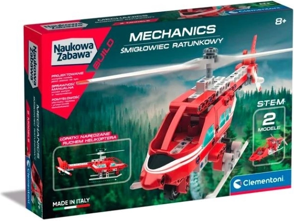 Mechanikai Labor építőkészlet – mentőhelikopter és légpárnás jármű
