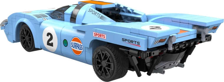 Gyors versenyző 1:20 méretarányban