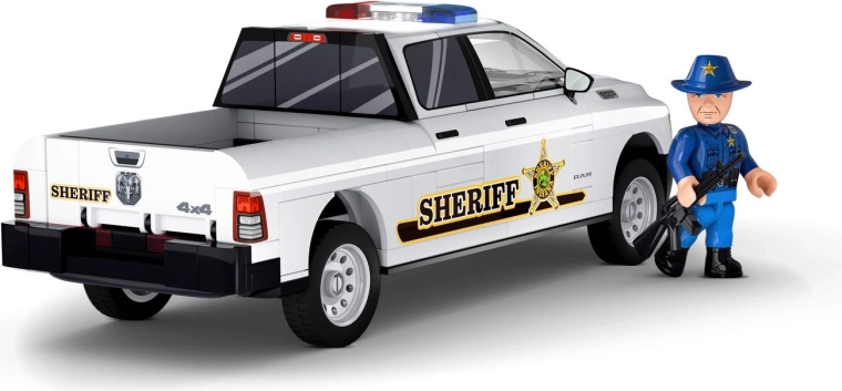 Sheriff figura és rendőrségi kiegészítők
