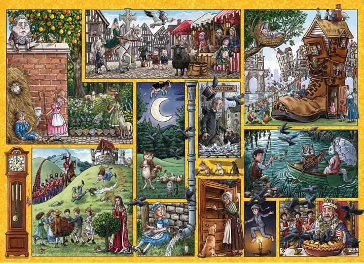 GIBSONS puzzle Mondókák az idők során 1000 darab