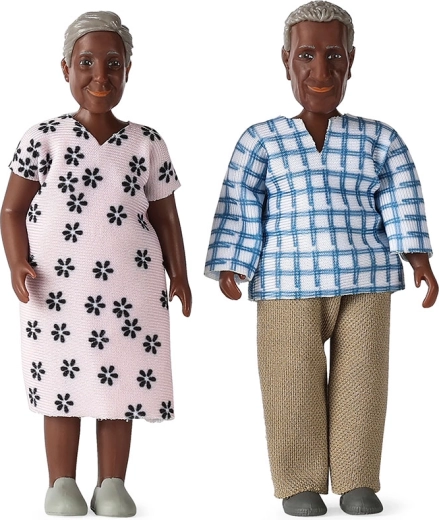 Lundby babafigura nagymama és nagypapa Billie babaházba – szett