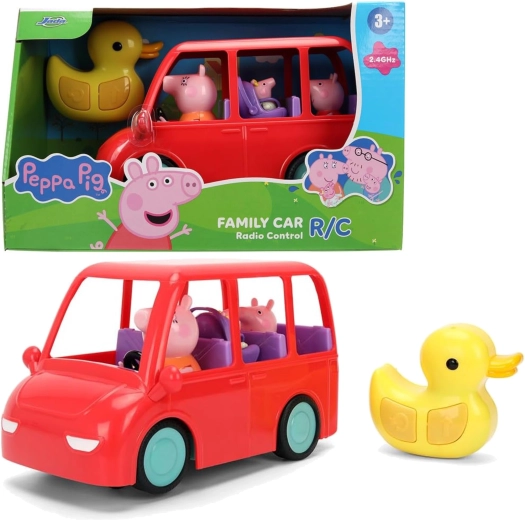 Távirányítós családi autó Peppa Pig 17,5 cm