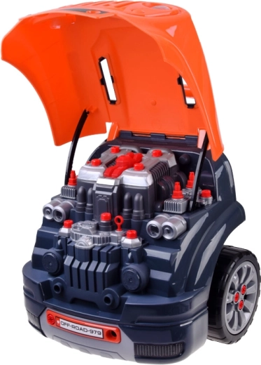 Nyitható motorháztető és kivehető motor