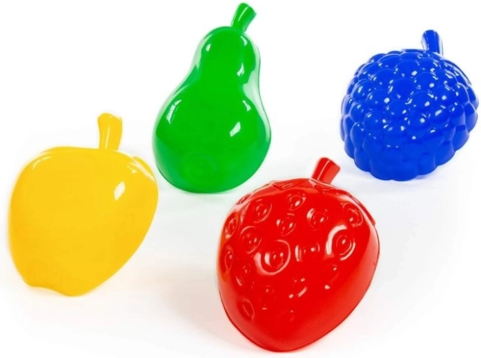 Homokozó formakészlet – gyümölcs, 4 db