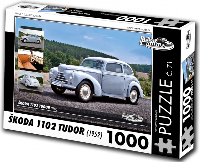 Puzzle Retro Autók Škoda 1102 Tudor 1952 1000 darab