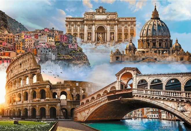 1500 darabos puzzle – Kedvenc helyek: Olaszország TREFL