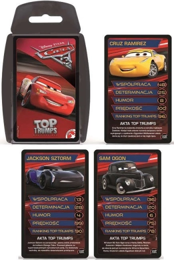 TOP TRUMPS kártyajáték Disney PIXAR Verdák 3