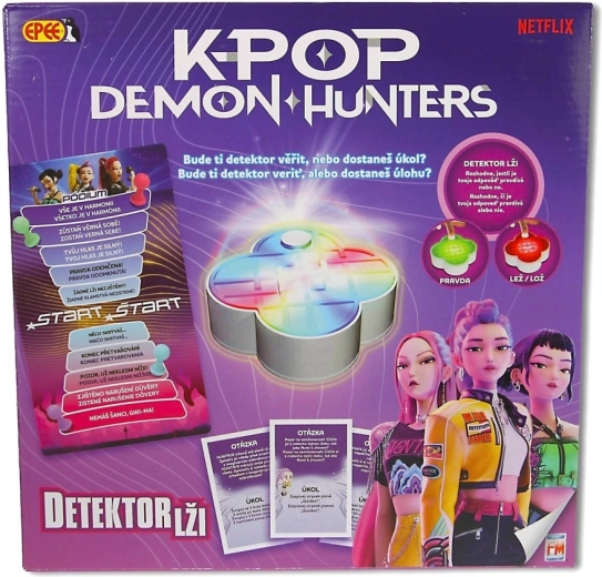 K-POP Demon Hunters hazugságdetektor – társasjáték