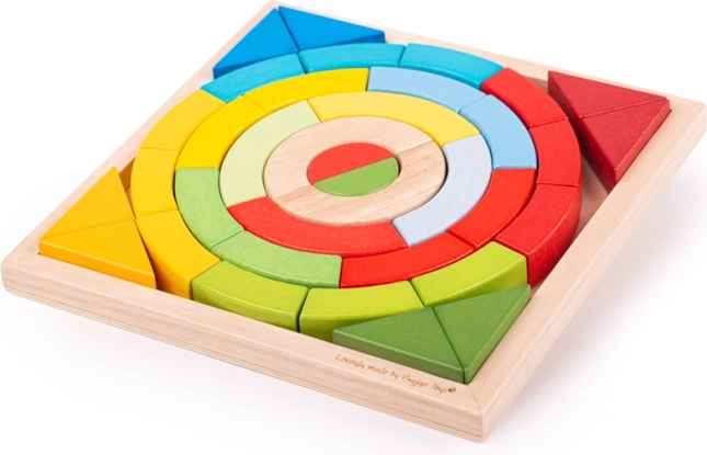 Bigjigs Toys fa összerakható ívek és háromszögek