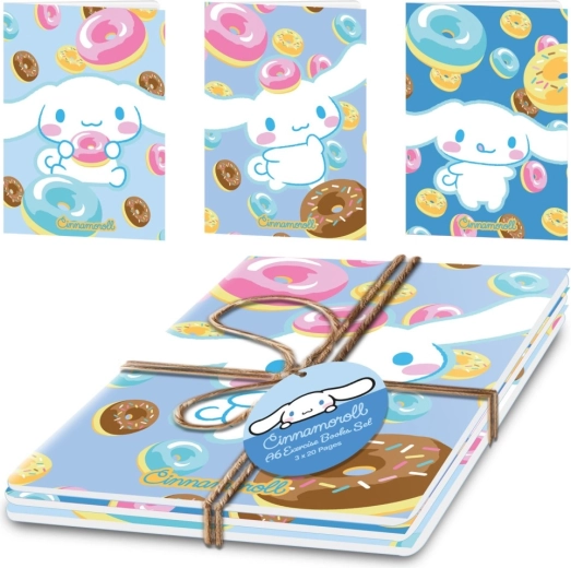 Cinnamoroll A5 füzetcsomag (3 db)