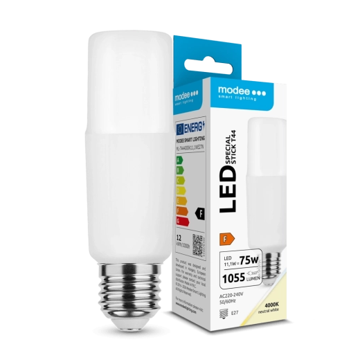 Modee Lighting Stick T44 LED izzó 11,1 W E27, semleges fehér, 1055 lm