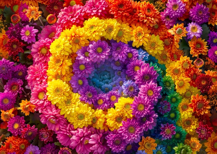 Enjoy puzzle Virágörvény 1000 darabos