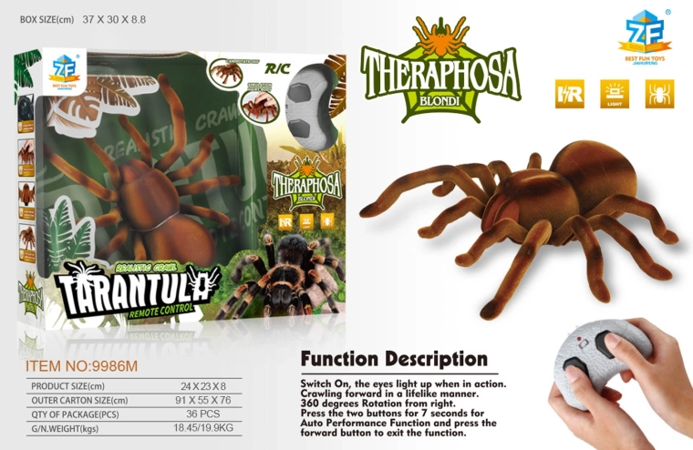 Távirányítós tarantula