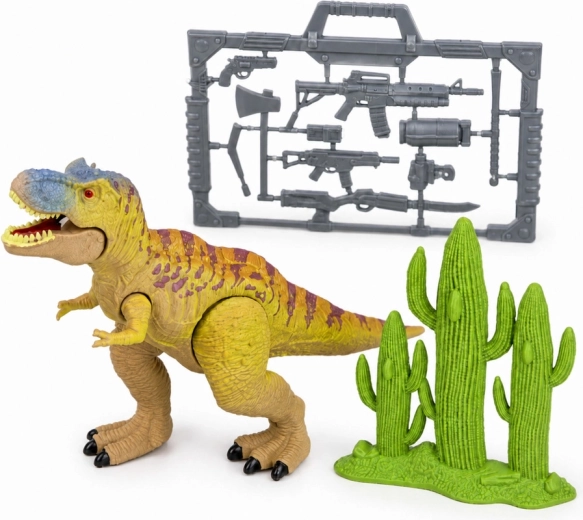 Dinoszaurusz és kiegészítők a realisztikus jelenetekhez