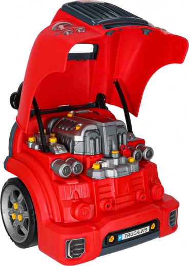 Nyitható motorháztető és szétszerelhető motor