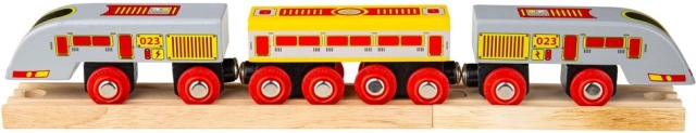 Vlak Bigjigs Rail Eurostar sínkészlettel