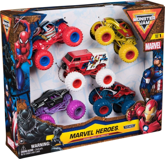 5 hősies monster truck egy csomagban