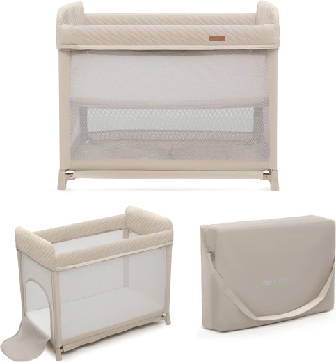 Utazó kiságy KINDERKRAFT Moon Dream Beige