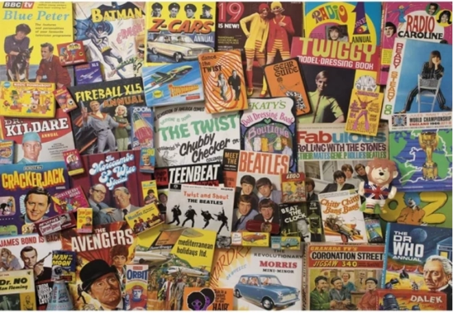 60-as évek puzzle, 1000 darabos GIBSONS