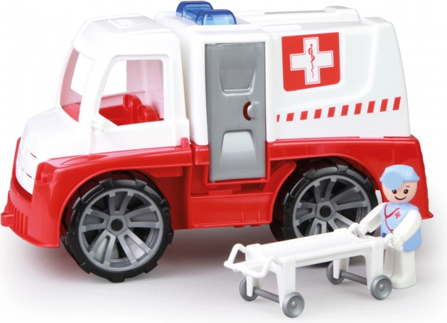LENA TRUXX mentőautó figurával és hordággyal, 29 cm