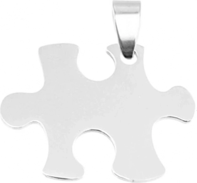 Acél medál Puzzle