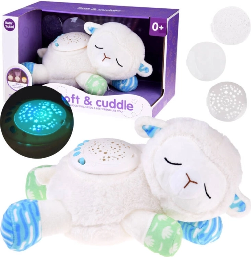 Vetítő lámpa maszkot juhocska mackó csillagok altatódalok zaj ZA4797